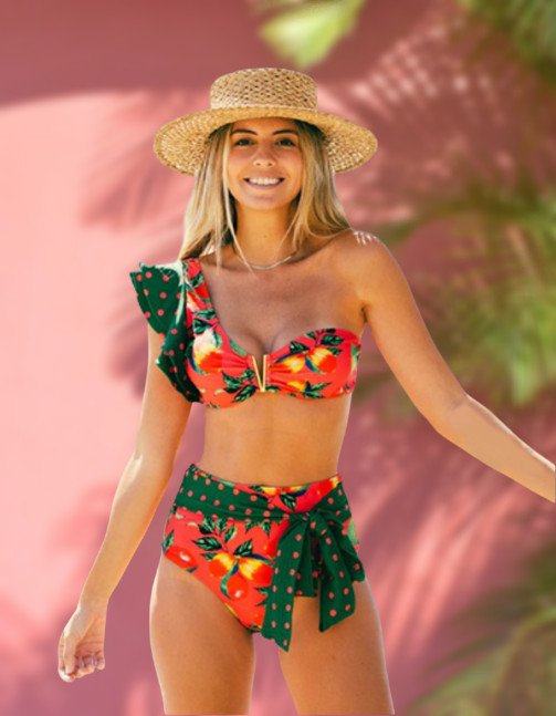 Shoulder_High_Waisted_Hot_and_Sexy_Multi_Color_Flower_Bikini_for_Women_1