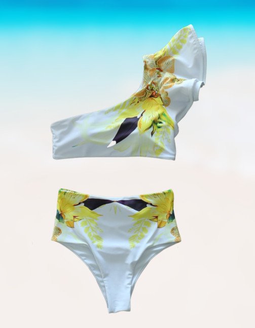 yellow_floral_one_shoulder_high_waist_bikini_6