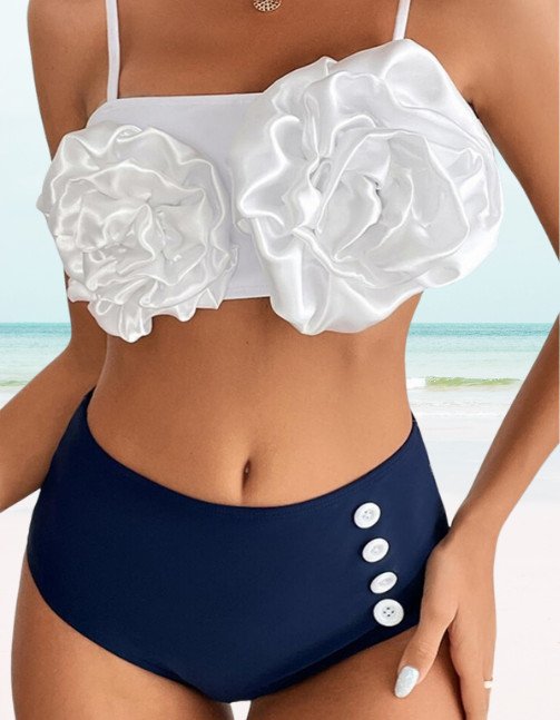 Meloriaswim 3D FLWR sling-button bikini_1