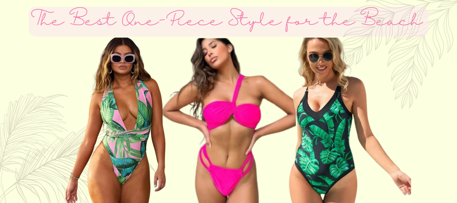 The Best One-Piece Style for the Beach